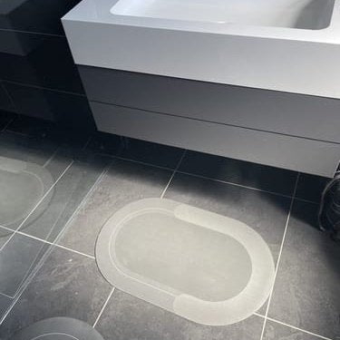 DryFloor customer bathroom review