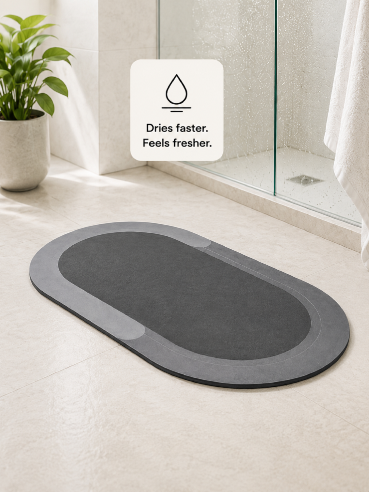 DryFloor bathroom mat fresher feel
